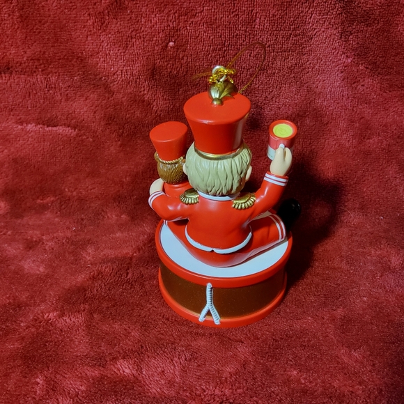 2003 Campbell Soup Kids 100th Birthday Drummer Boy Teddy Bear Christmas Ornament - Picture 3 of 8